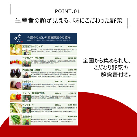 【セット】季節のお任せ産直野菜8種
